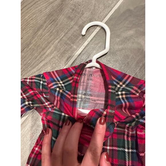 Posh peanut holiday plaid 6-9 mo zippy - Picture 2 of 2